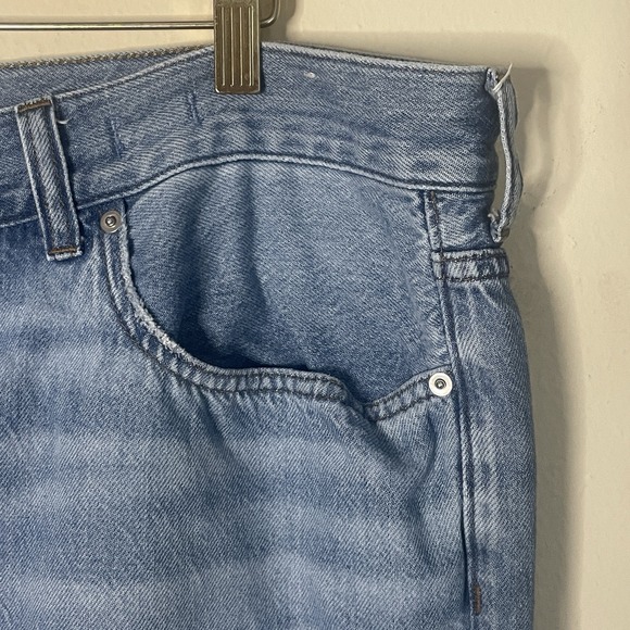 Madewell Jeans Low Slung Baggy Womens 32 /14 Medium Wash Denim Button Fly - Picture 8 of 16